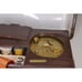 Vintage Arrow Solid State Travel Radio Alarm Clock In Original Box