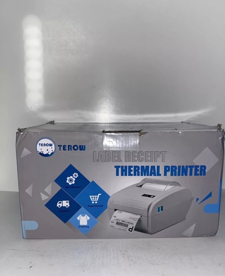 Terow Label Receipt Thermal Printer POS-9210. New