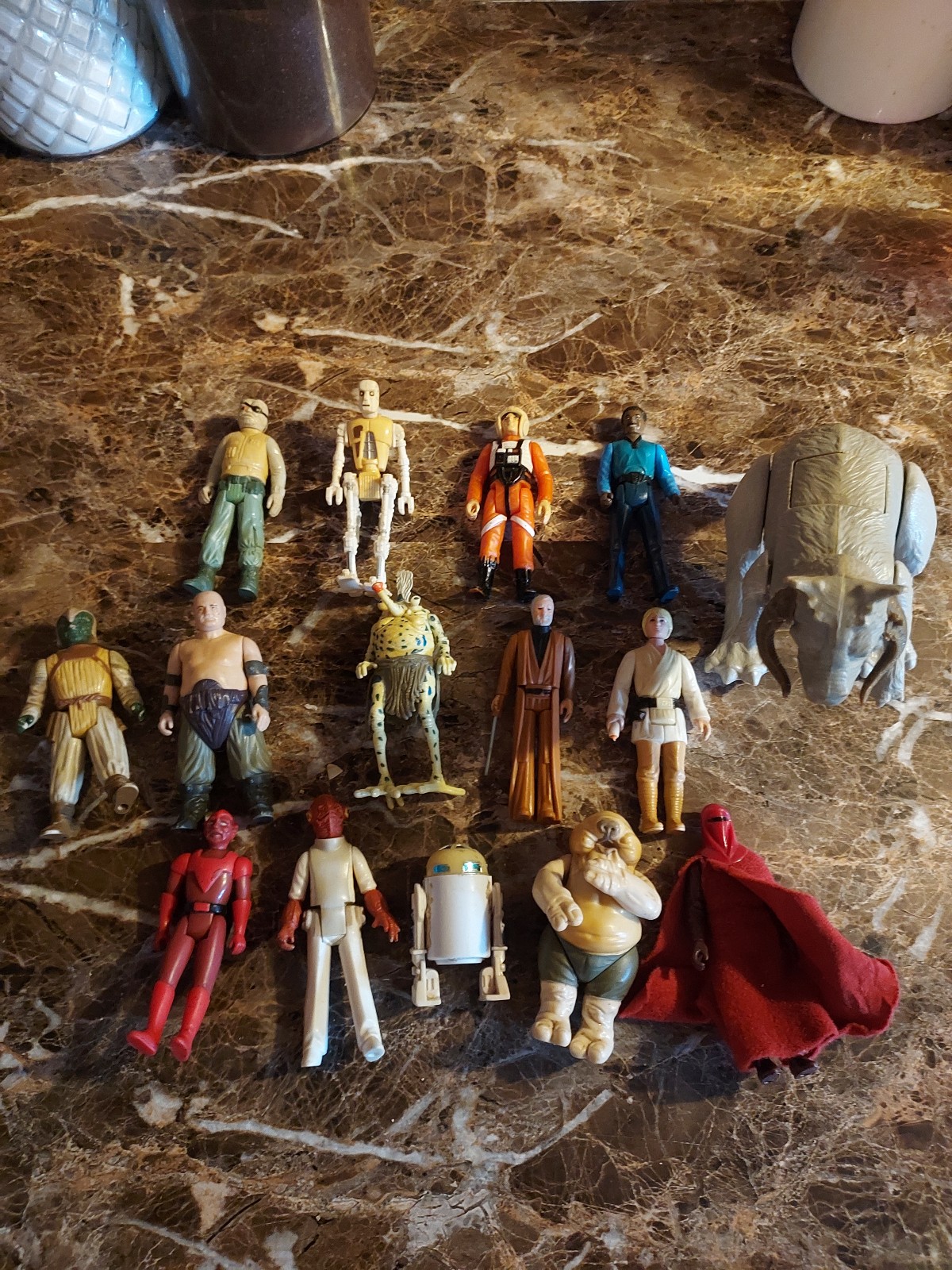 Vintage Star Wars Action Figure Lot - 1977-1980s- 15 Figures