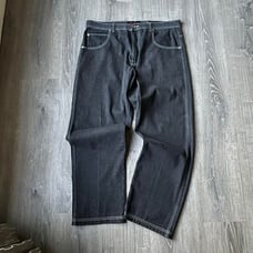 Vintage Y2K JNCO SouthPole Like Black DMAE Baggy Wide Leg Jeans