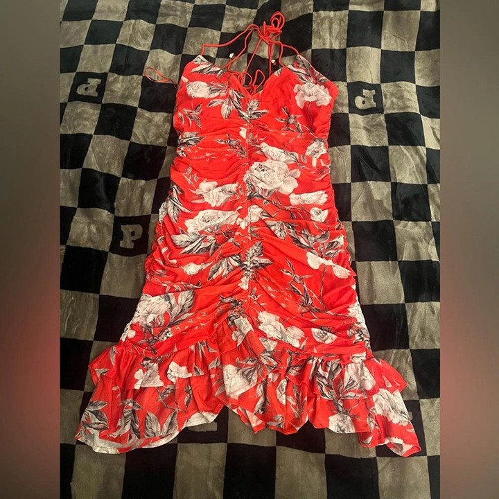 Fashion Nova Ruched Mini Dress