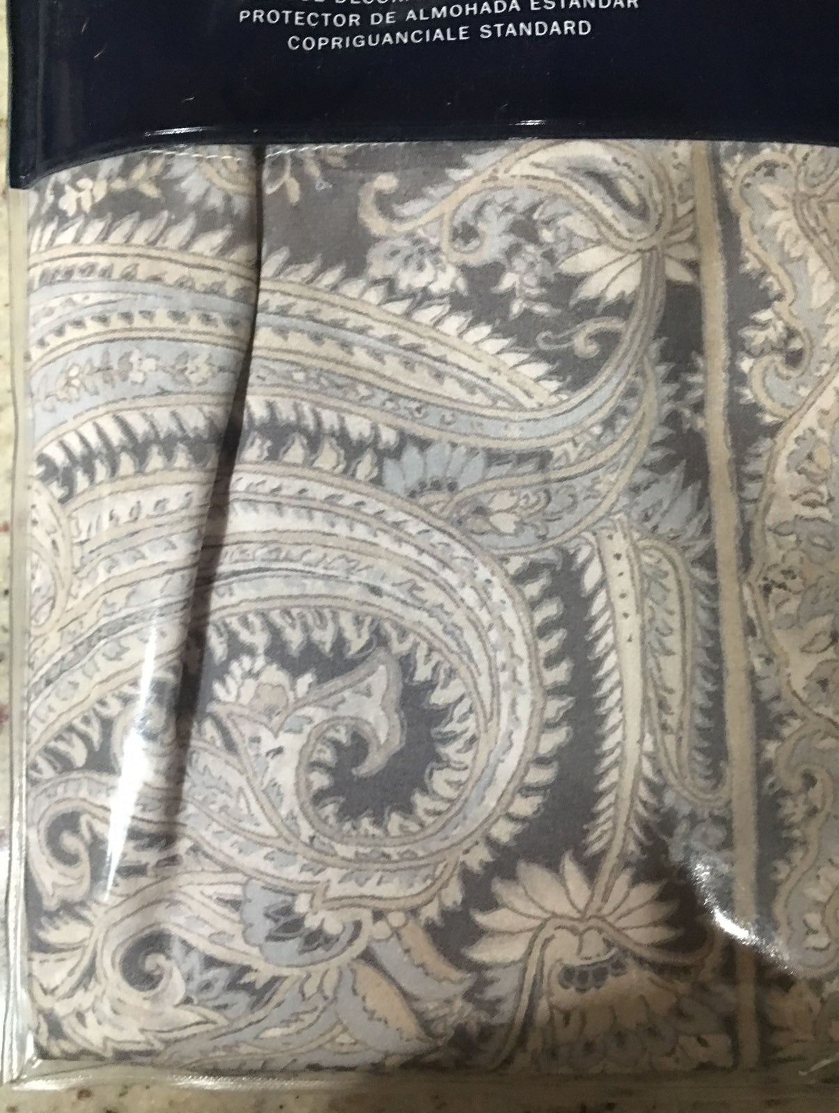Ralph Lauren Mariella Gray Paisley Sham