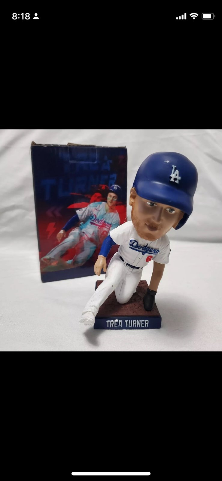 Los Angeles Dodgers Trea Turner Bobblehead 2022 MLB