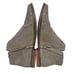 Free People Aquarian Studded Leather Distressing Suede Ankle Boots Taupe Size 6