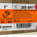 10 New Bridgeport 2 265-SRT Raintight EMT Couplings In Original Box