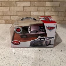 Disney Store 10th Cars Boost Die Cast Metal Chaser with Case #112