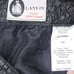 Lanvin Black Pencil Skirt Straight T.40 Sz 10 / Large Back Zipper Silk Lining