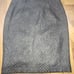 Lanvin Black Pencil Skirt Straight T.40 Sz 10 / Large Back Zipper Silk Lining