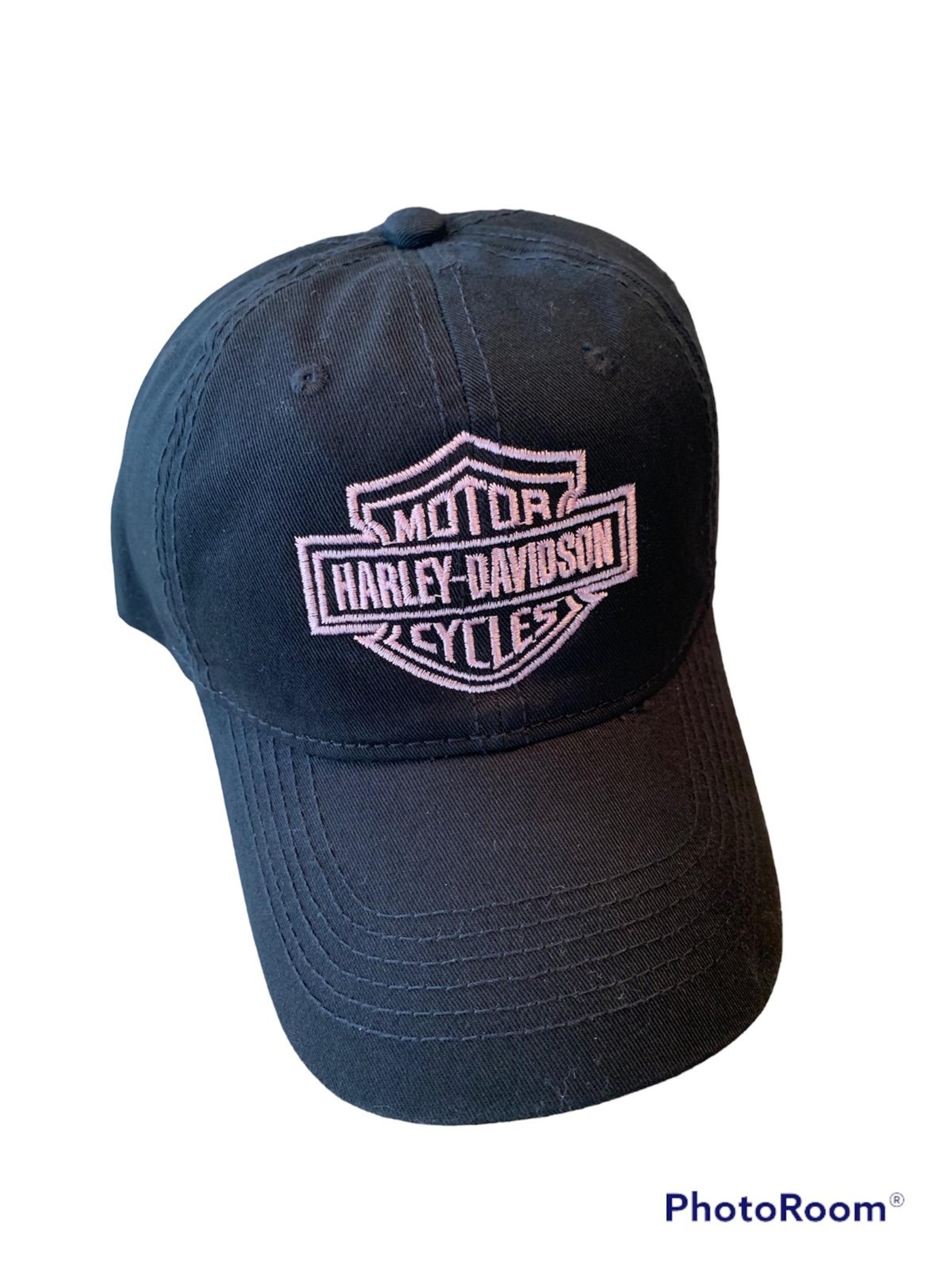 Harley Davidson hat Women’s Harley Davidson baseball cap embroidered pink logo
