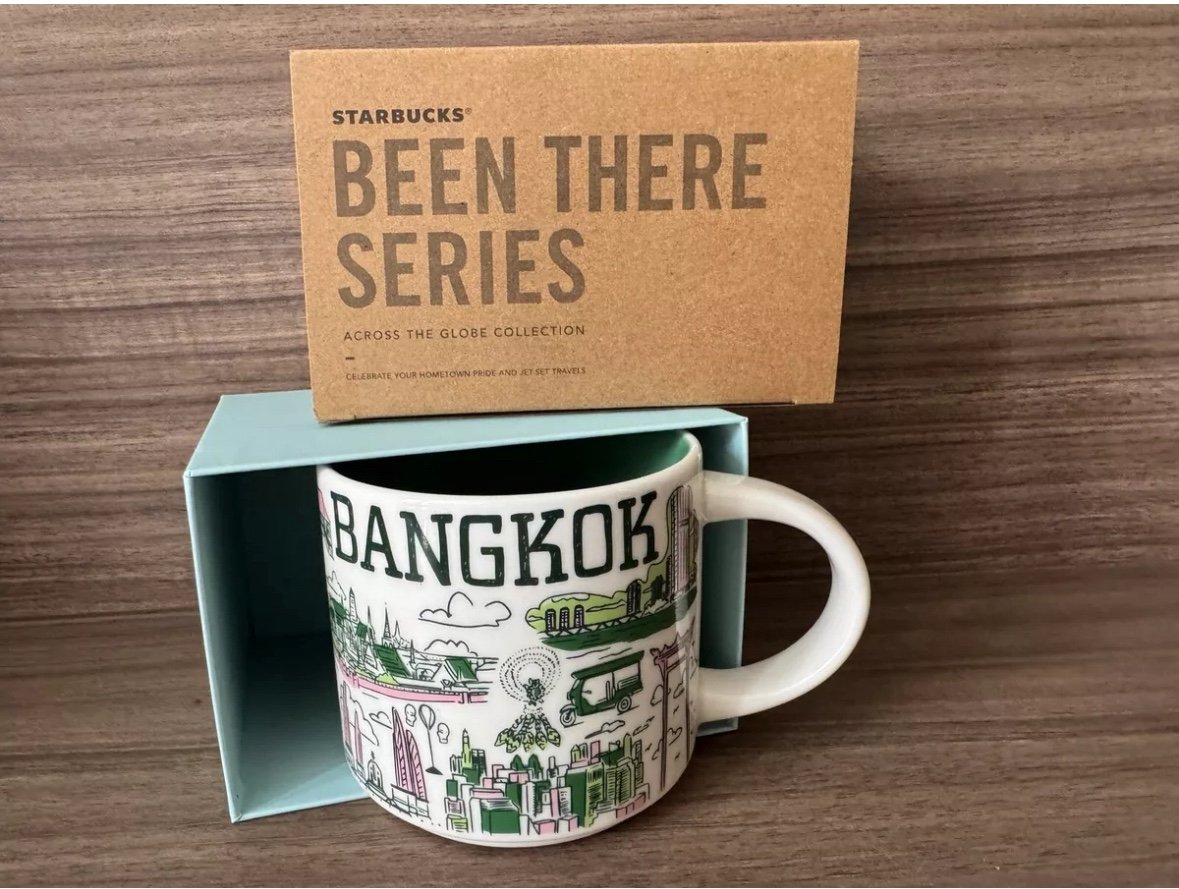 NWT Starbucks Bangkok Thailand Been There You Are Here Series Coffee Mug 14 NIB