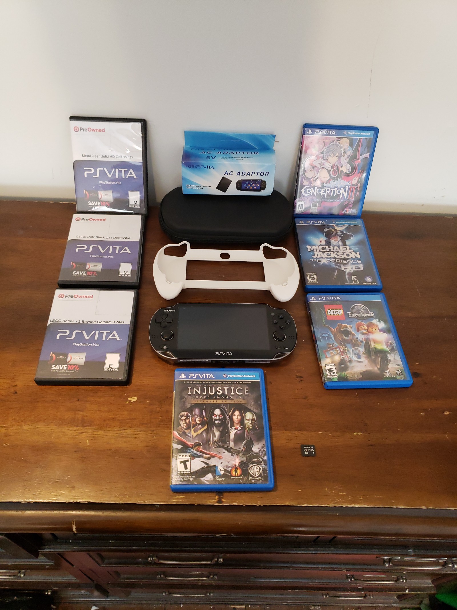 Sony PlayStation Vita Slim Console in Black with 4GB Memory Card Bundle