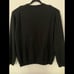 Weatherproof black merino/cashmere sweater, very elegant and warm, stylish, XL
