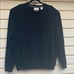 Weatherproof black merino/cashmere sweater, very elegant and warm, stylish, XL