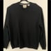 Weatherproof black merino/cashmere sweater, very elegant and warm, stylish, XL