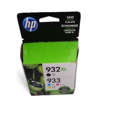 HP932XL/933 Black High Yield and Cyan/Magenta/Yellow Standard Yield Ink 2022