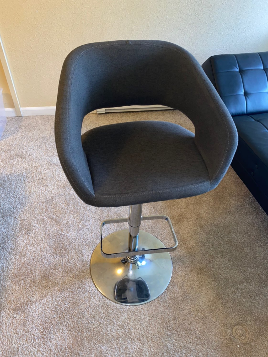Grey Adjustable Stool