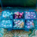 Fancy Craft Iridescent & Crackle & Rhinestone Beads with Gold Spacers Lot #3