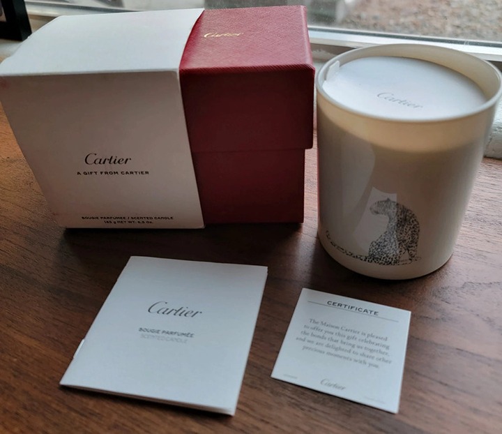 キャンドル Cartier Bougie Candle New in Box Cartier Bougie Parfumée Scented Candle 6.5oz