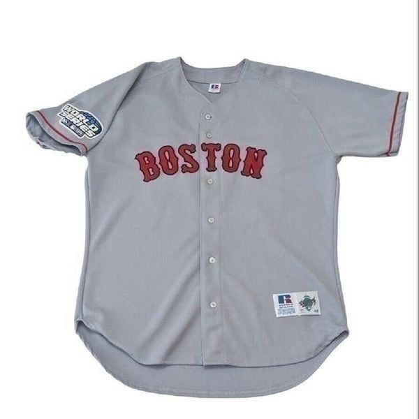 Curt Schilling 2004 World Series Russell Athletic Authentic 48 Jersey Boston