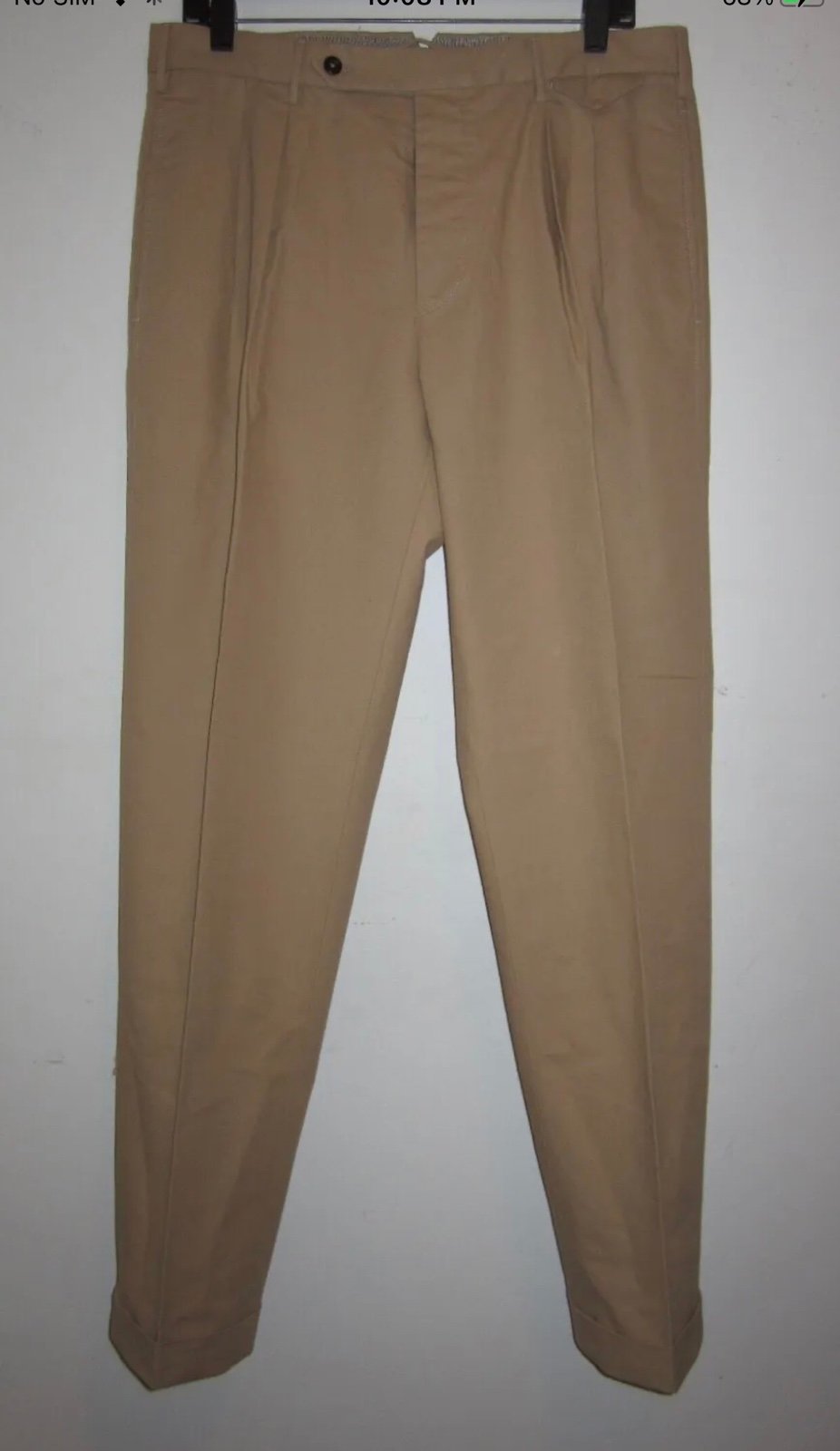 NWT INCOTEX Slowear High Comfort Cotton Pants EU 50 US 32