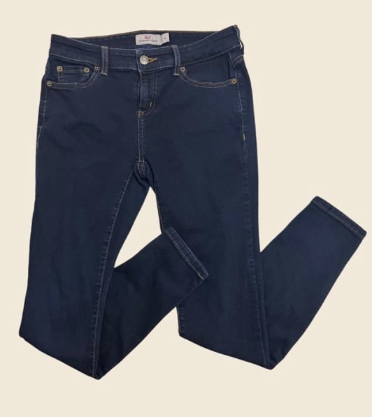 VINEYARD VINES Dark Wash Skinny Jeans Size 4