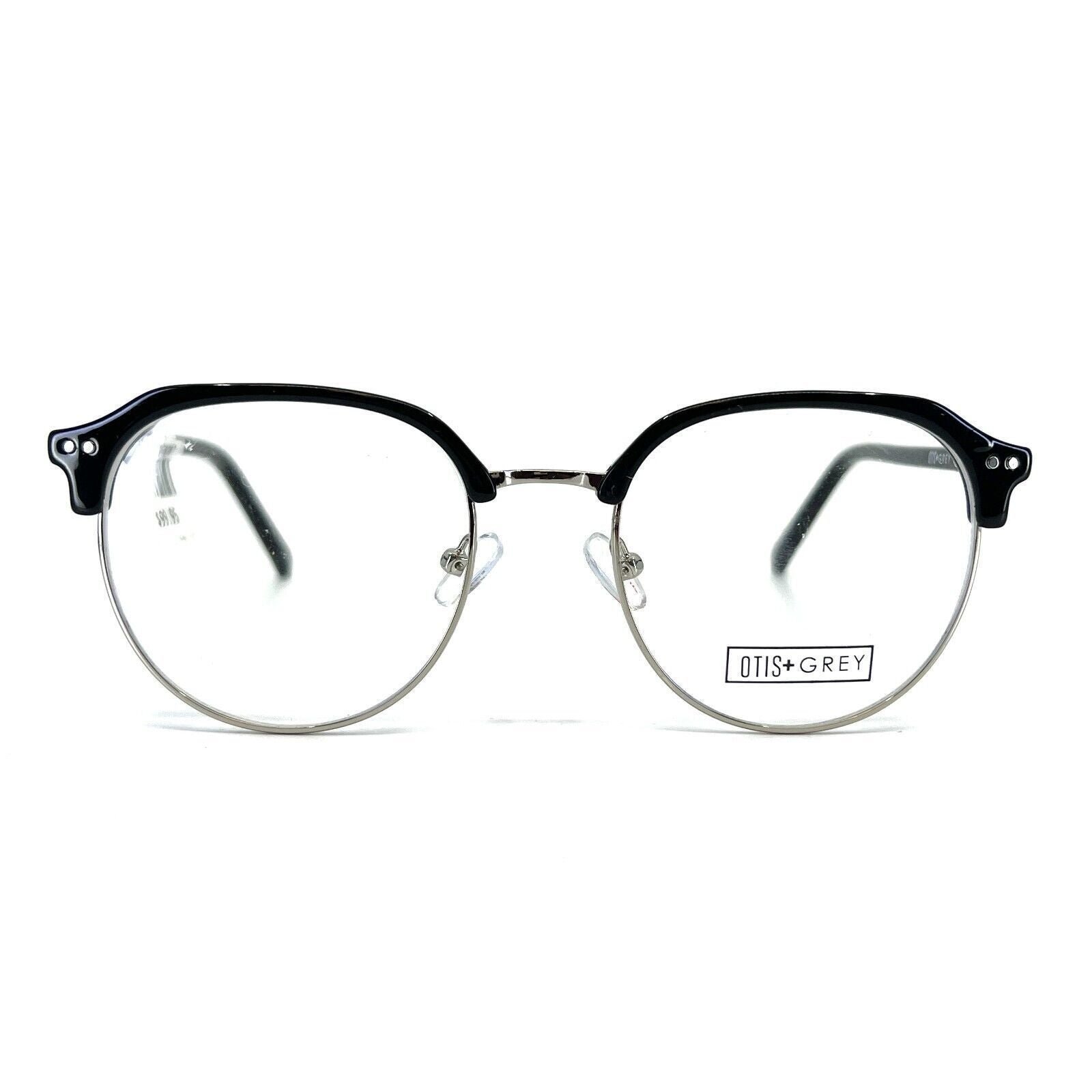 Otis+ Grey OG20207 BK/SI Black gold Womens round Eyeglasses Frames 52-20-140