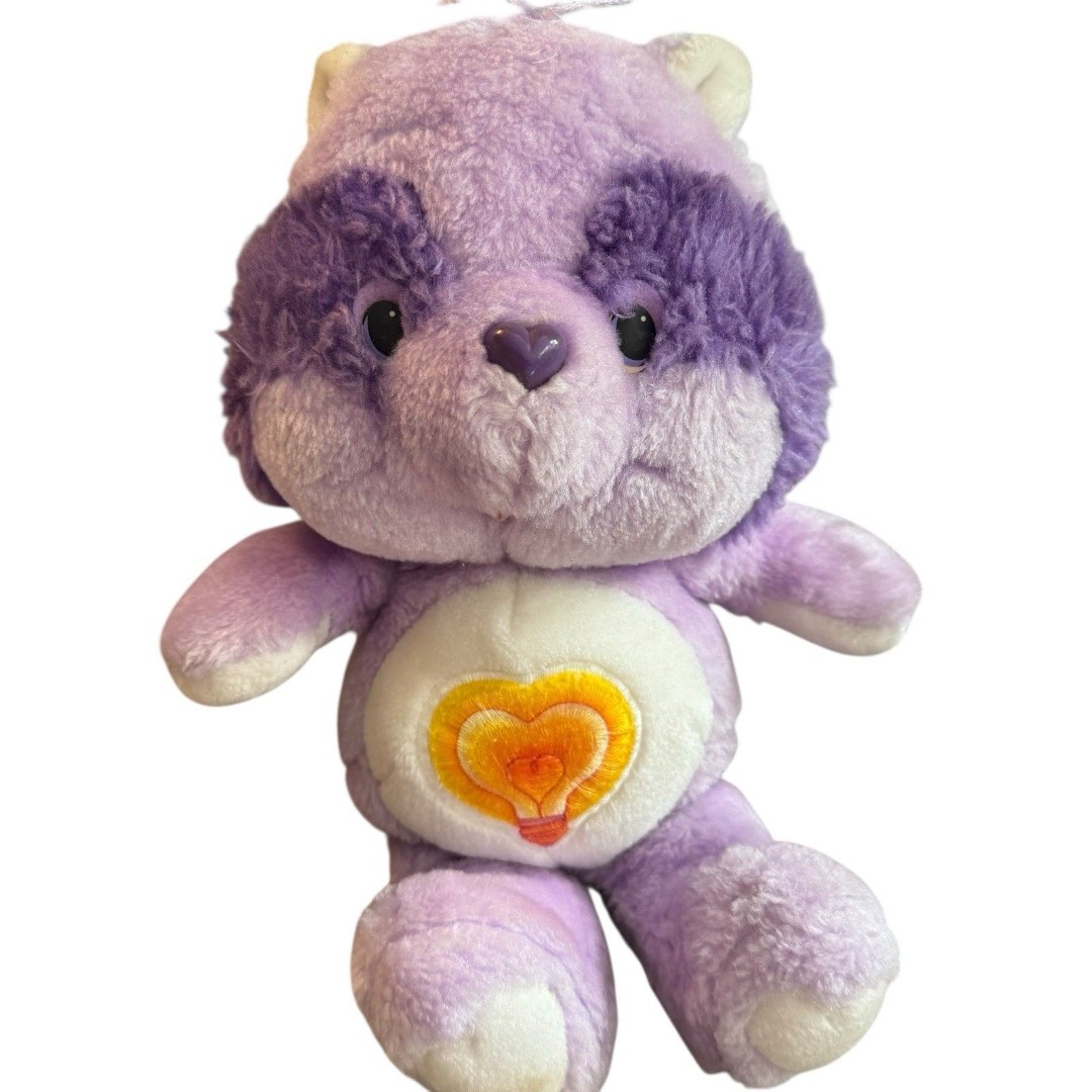 Vintage 1984 Kenner Care Bear Cousins Bright Heart Raccoon 13 Plush