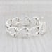 New Engravable Openwork Cuff Bracelet Sterling Silver 6.75 15mm Statement
