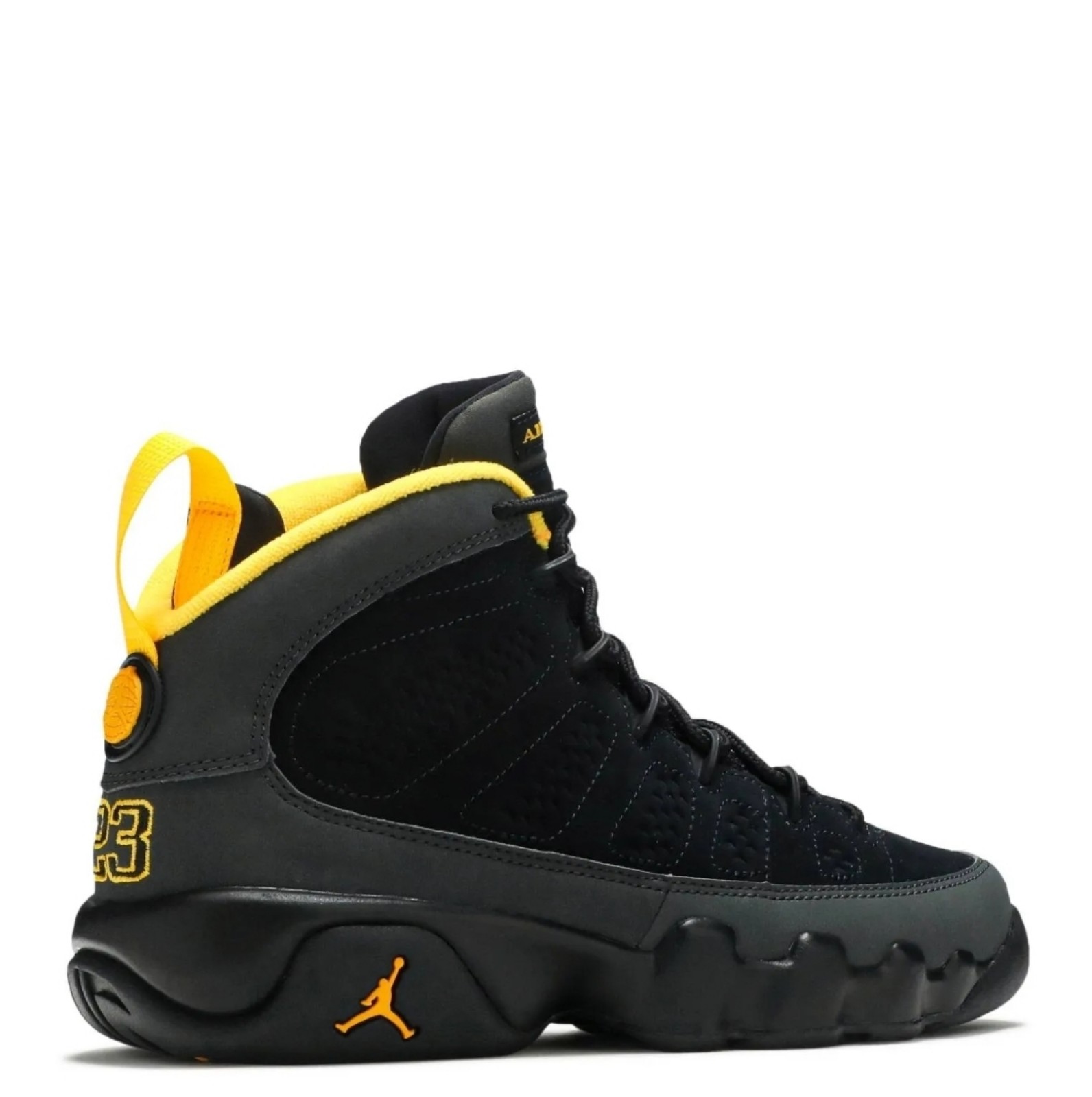 Air Jordan 9 Retro Size 13 Dark Charcoal University Gold