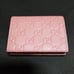 GUCCI Shima Leather Card Case Bifold Wallet Business Card Holder
