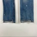 American Eagle distressed plaid patch jeans 30/32