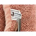 JC Penney Vintage Bath Towel Coral Pink Brown Borders Lightweight Body Wrap Beac