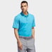 Adidas Adipure Aqua Blue Golf Premium Polo