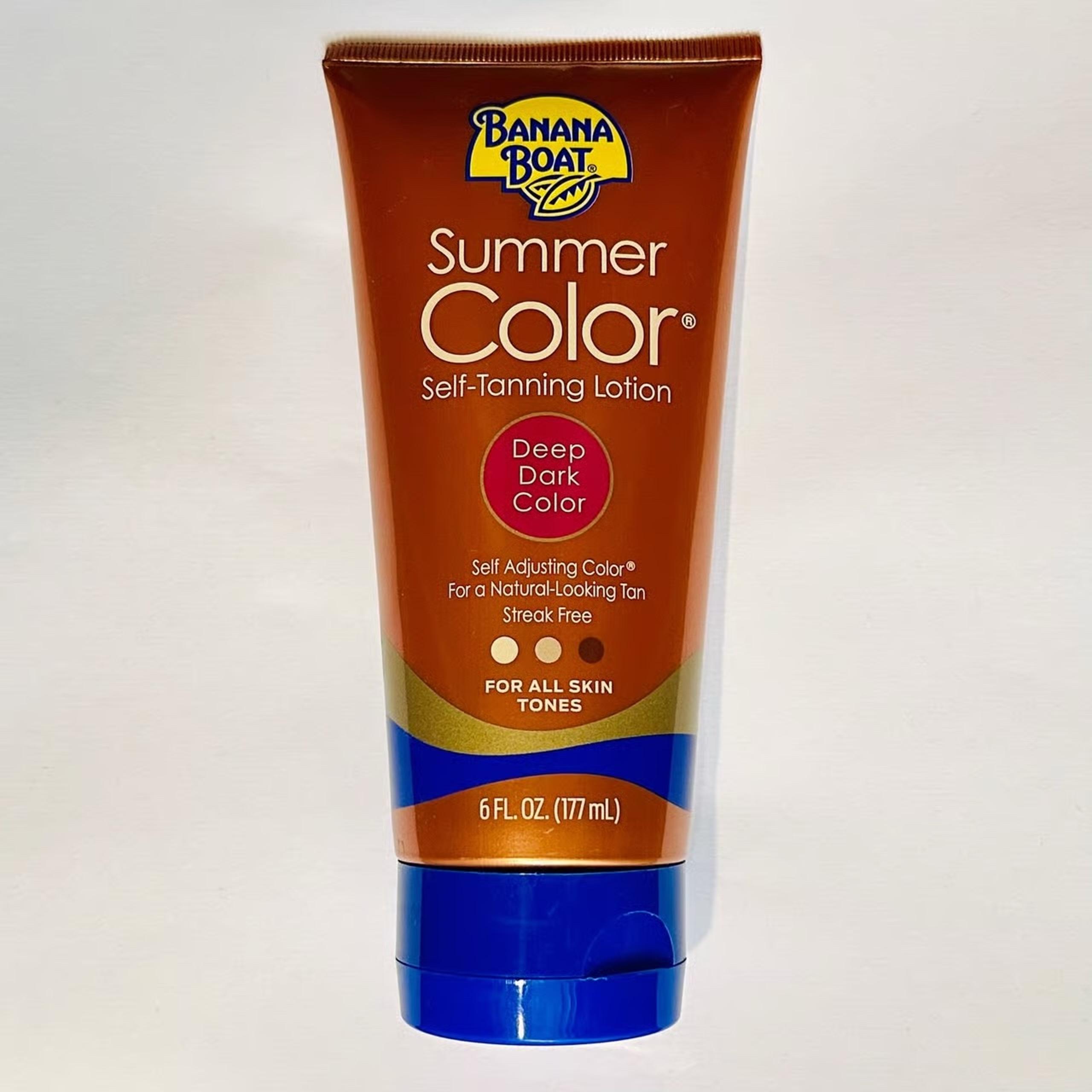 Banana boat summer color self tanning lotion 6oz
Deep Dark Color