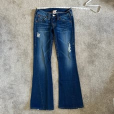 True Religion Joey low rise flare jeans, size 28 (6)