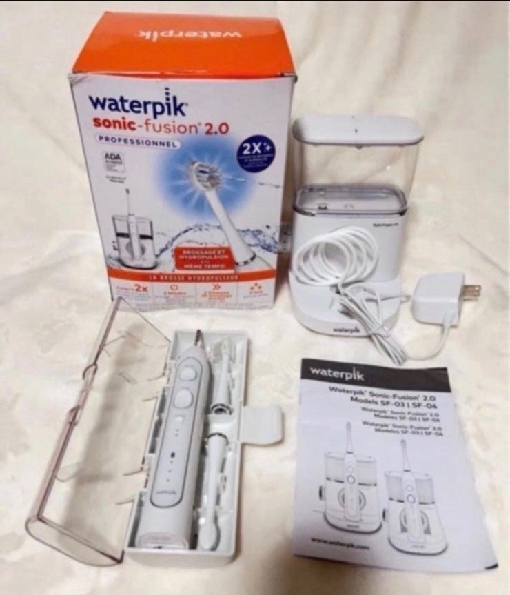 Waterpik Sonic-Fusion 2.0 Professional Flossing Toothbrush, Electric Toothbrush
