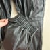 Fashion Nova Black Faux Leather Cargo Joggers Size 2X
