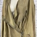 Free People Brown Grunge Asymmetric Zipped Oversized Long Hoodie Size Small S