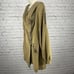 Free People Brown Grunge Asymmetric Zipped Oversized Long Hoodie Size Small S