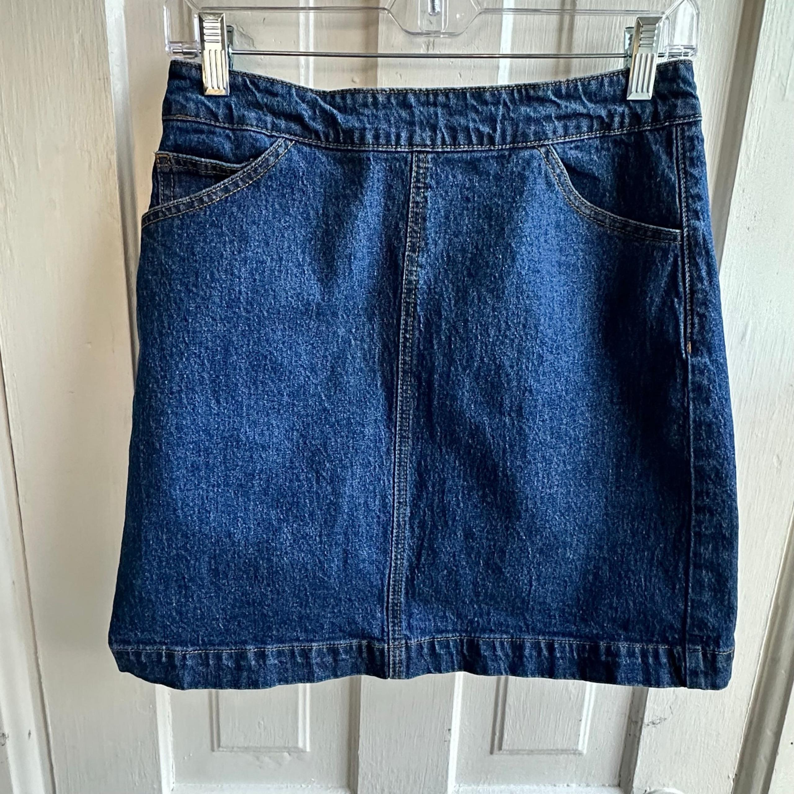 Warehouse Denim Mini Skirt