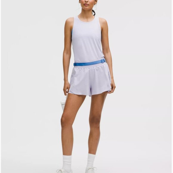 Lululemon Shake It Out High-Rise Running Short 2.5 Lavender Frost (NWT)