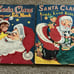 Vintage Whitman Christmas Santa Claus Books Fuzzy Wuzzy 1950