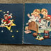 Vintage Whitman Christmas Santa Claus Books Fuzzy Wuzzy 1950