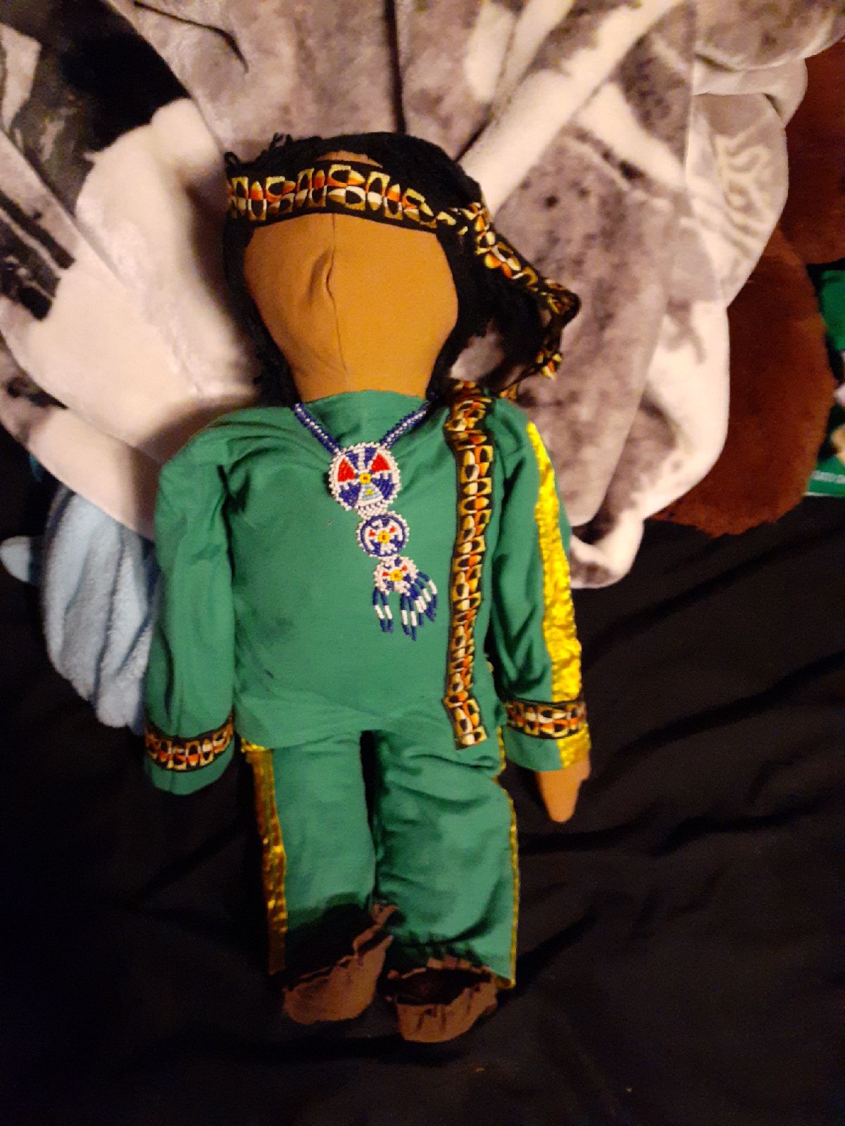Indian reservation handmade doll