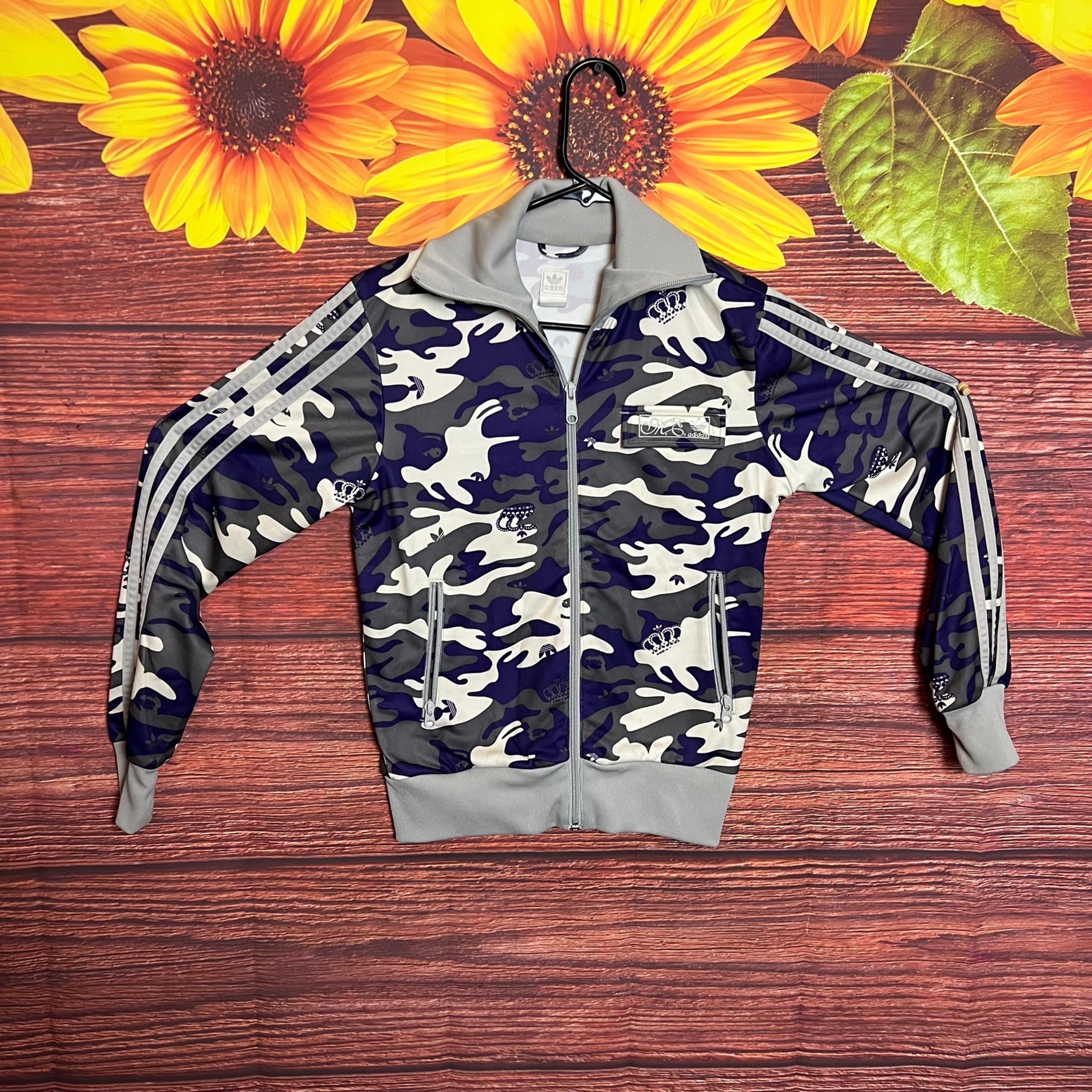 Missy Elliott X  Adidas Purple Camo Jacket Full Zip Womens vintage rare