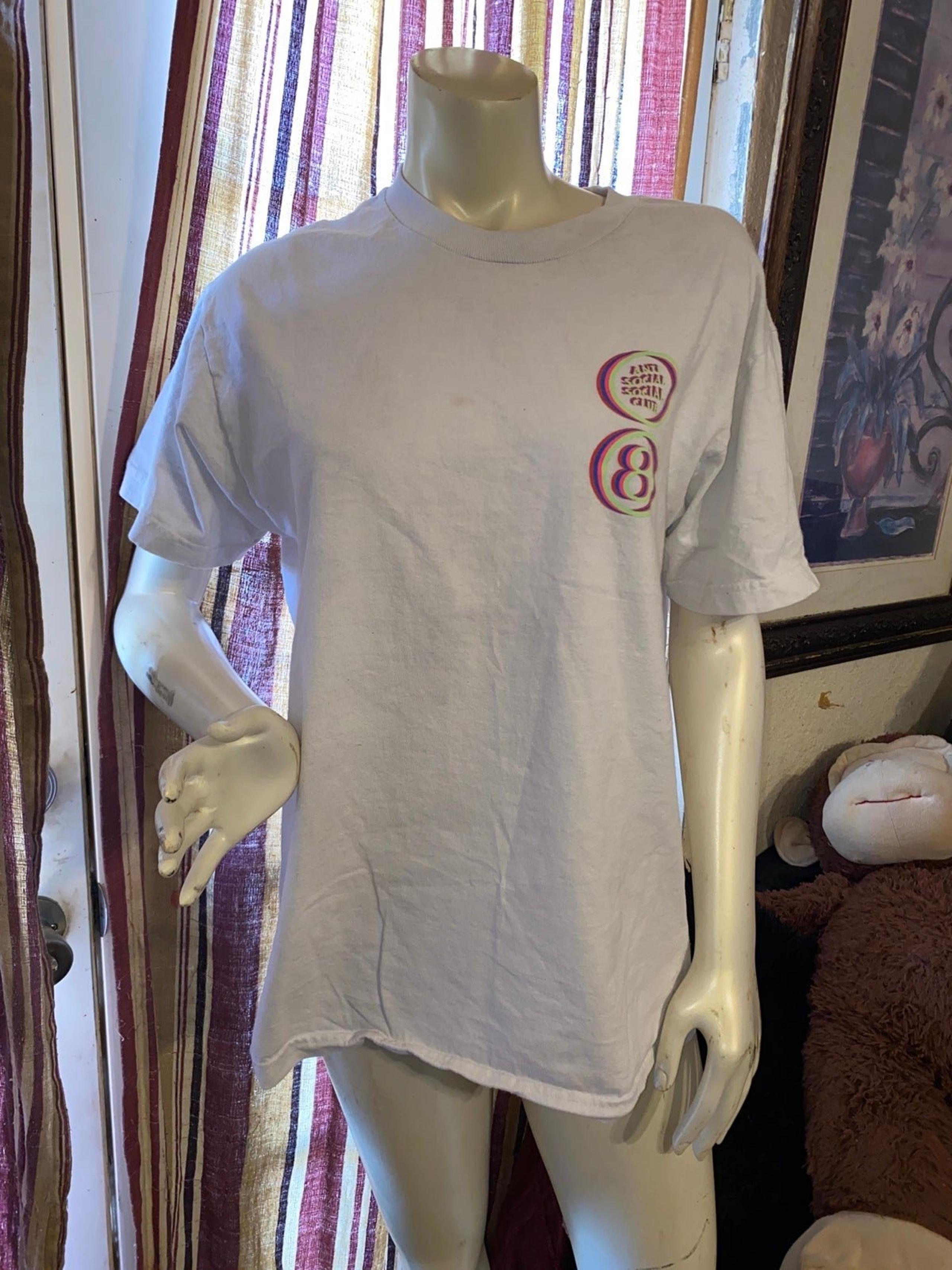 Mens Anti Social Club Tee Tshirt Size Large