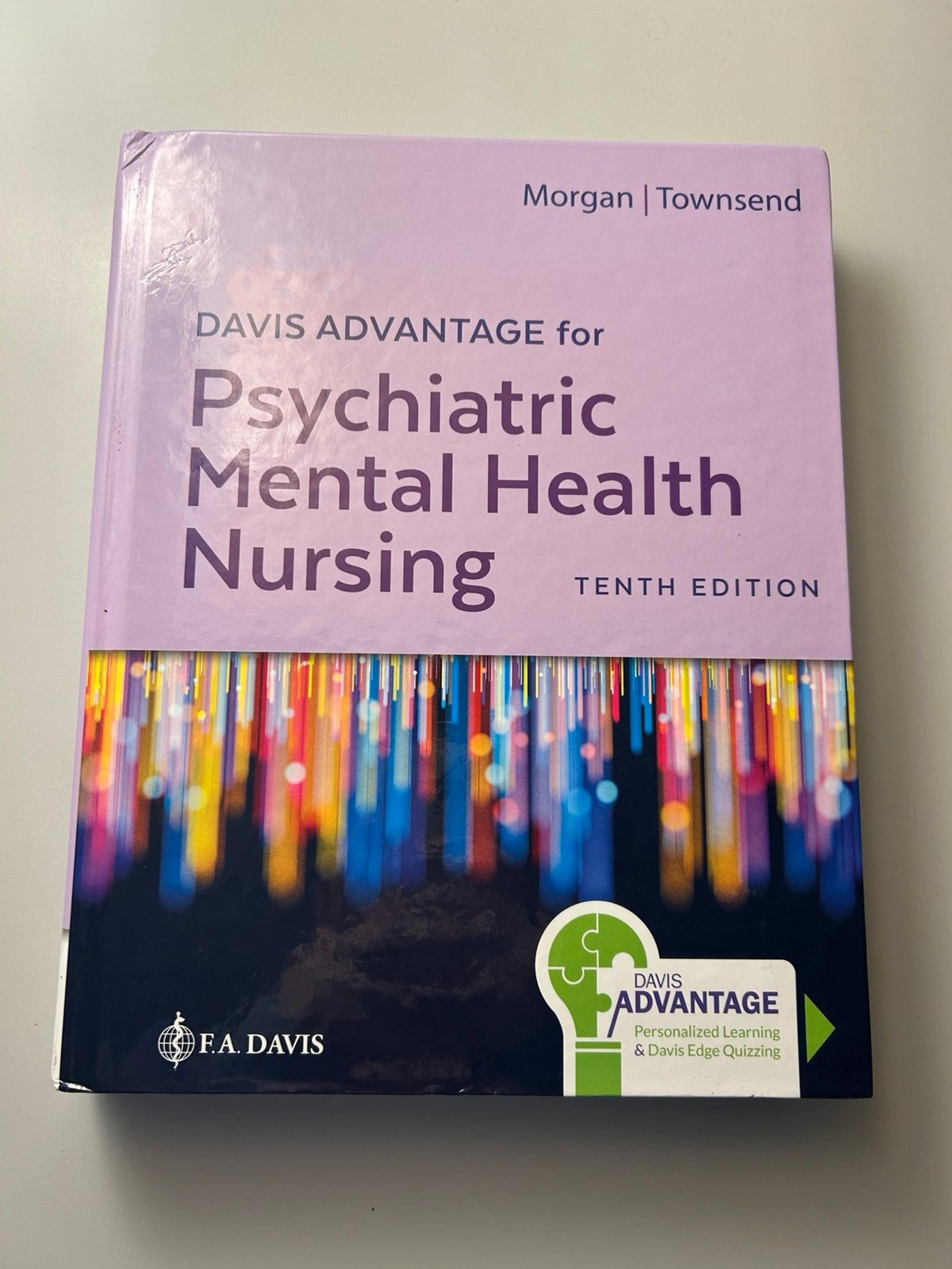 DAVIS ADVANTAGE for Psychiatric Mental Health Nursing 10th Edition