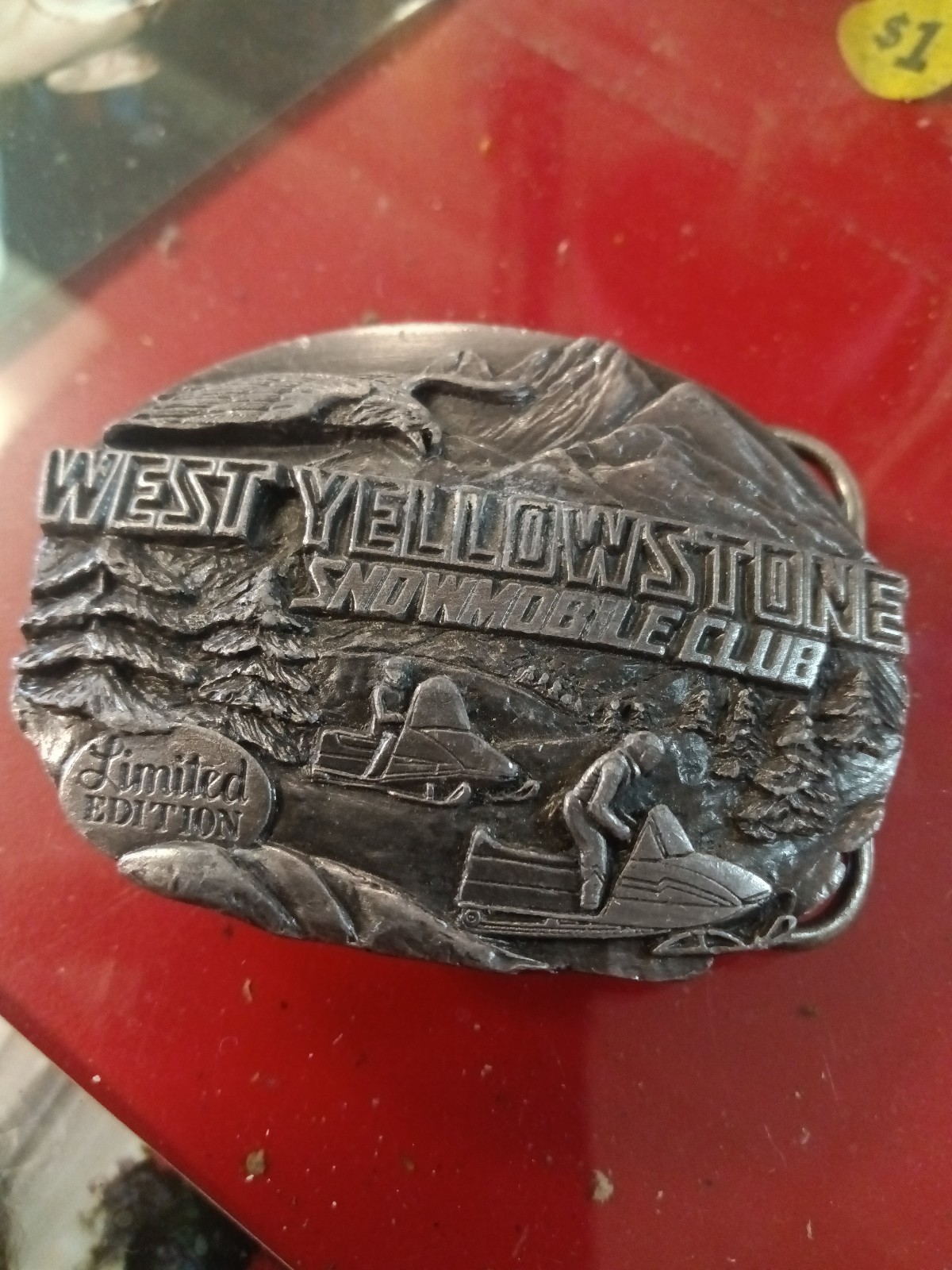 Belt Buckle Brass Bass Anglers