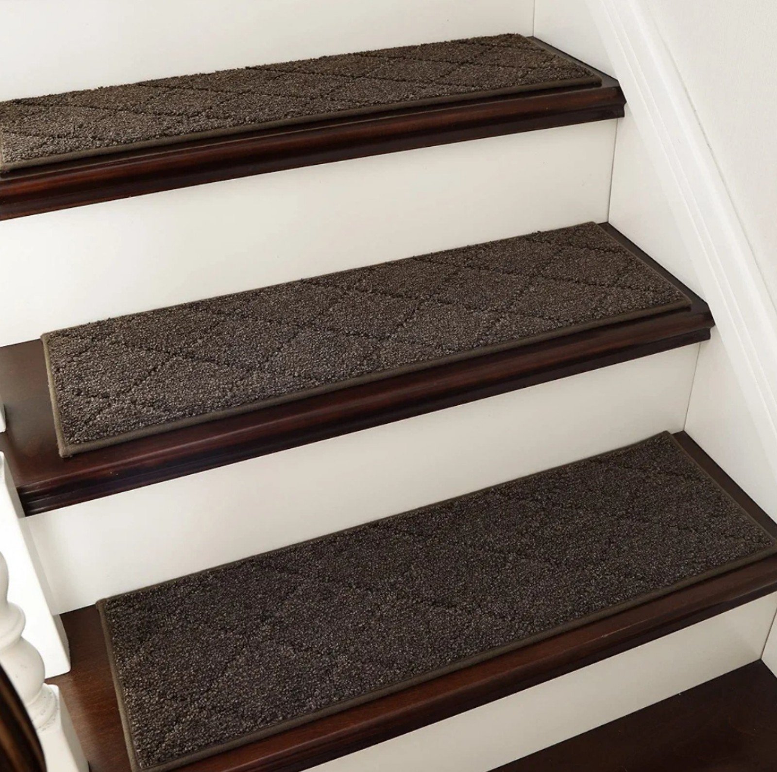 15 Stair Treads Non-Slip Carpet Mat 28inX9in