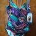 Miradonna by Miraclesuit one piece swimsuit size 10 Bahama Palms